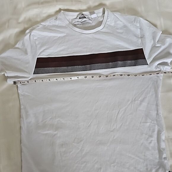 Calvin Klein Men's Cotton Crew Neck Short Sleeves T-Shirt Small White - Picture 10 of 16